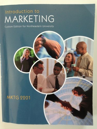 9781256764489: Introduction to Marketing (Northeastern University Edition) Mktg2201