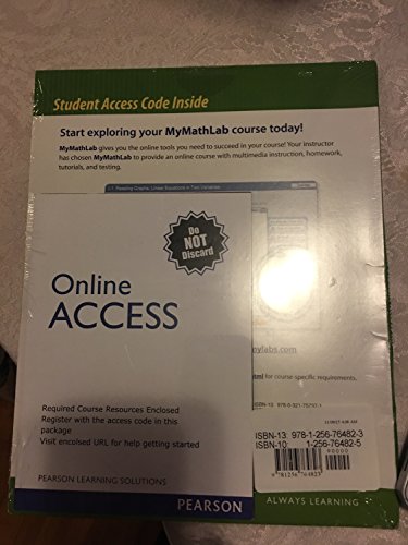 9781256764823: MyMathLab Student Access Code - Unopened/Never Used