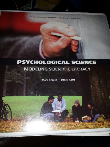 Stock image for Psychological Science: Modeling Scientific Literacy for sale by Books From California