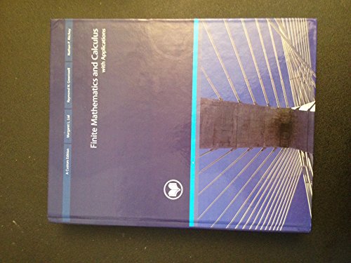 Stock image for Finite Mathematics and Calculus with Applications, 9th Ed. (Custom Edition) by Margaret L. Lial, Raymond N. Greenwell and Nathan P. Ritchey (2012) Hardcover for sale by HPB-Red