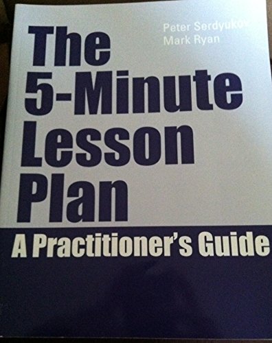 Stock image for The 5-minute Lesson Plan a Practioner's Guide for sale by SecondSale