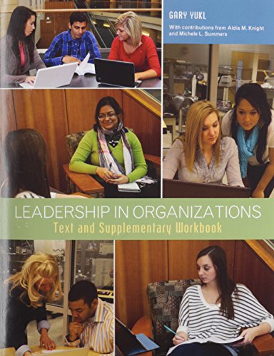 9781256796435: Leadership in Organizations Purdue University (3rd Edition)