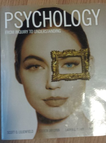 Imagen de archivo de Psychology From Inquiry to Understanding 2nd Edition (2011) with My Psych Lab a la venta por Better World Books