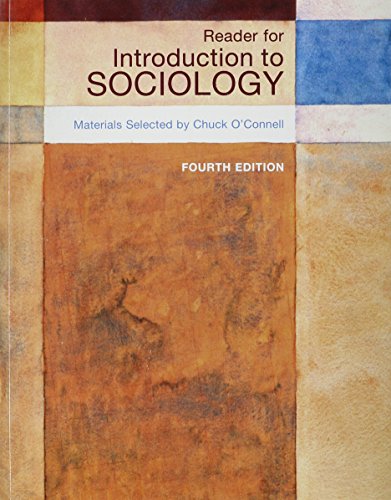 Stock image for Reader for Introduction to Sociology for sale by Better World Books: West