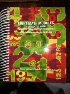 Workbook to Accompany Eight Math Modules Correlated with the North Carolina State Standards (9781256807698) by Martin-Gay