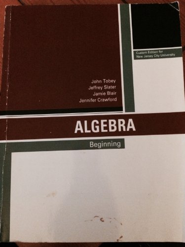 9781256808275: Beginning Algebra (Custom Edition by New Jersey City University)