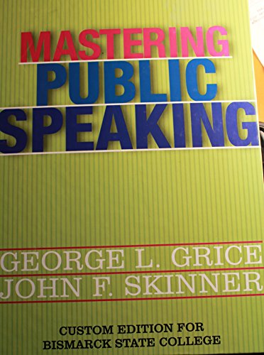 9781256821748: Mastering Public Speaking, Eighth Edition