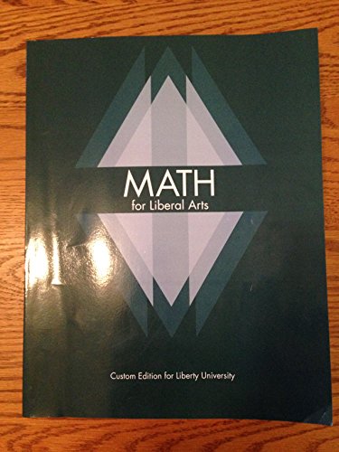 Beispielbild fr MATH for Liberal Arts Custom Edition for Liberty University zum Verkauf von Textbooks_Source