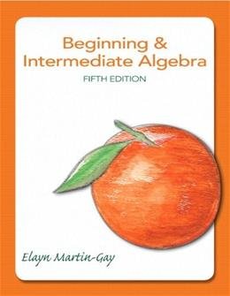 9781256830894: Beginning and Intermediate Algebra