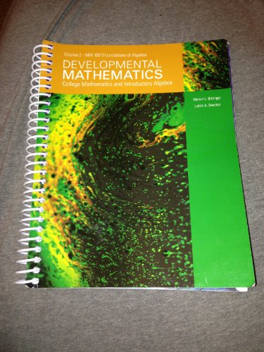 Imagen de archivo de Developmental Mathematics a la venta por Better World Books