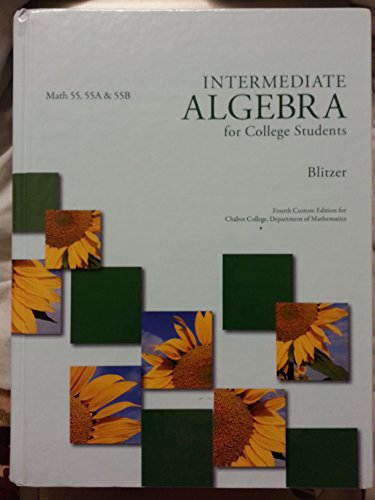 9781256853237: Intermediate Algebra for College Students