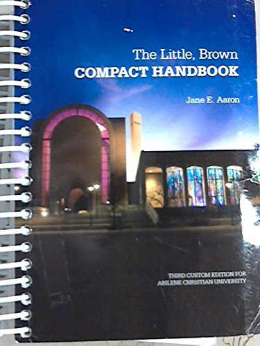 9781256861034: The Little, Brown Compact Handbook (3rd Custom Edition for Abilene Christian University)