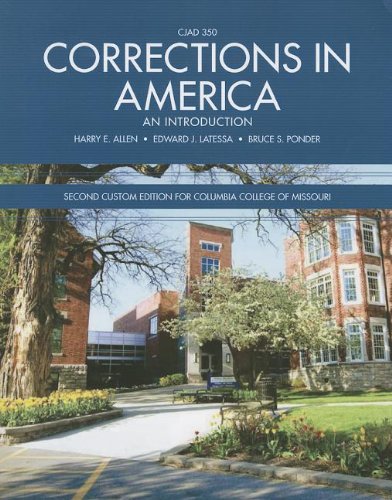 Imagen de archivo de Corrections in America: An Introduction a la venta por HPB-Red