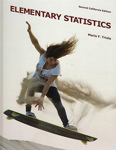 Imagen de archivo de Elementary Statistics a la venta por Better World Books: West