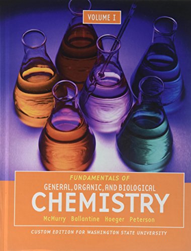 Beispielbild fr Fundamentals of General, Organic, and Biological, Chemistry Volume 1 zum Verkauf von HPB-Red