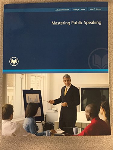 Beispielbild fr Mastering Public Speaking zum Verkauf von SecondSale