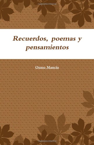 Stock image for Recuerdos, poemas y pensamientos for sale by Revaluation Books