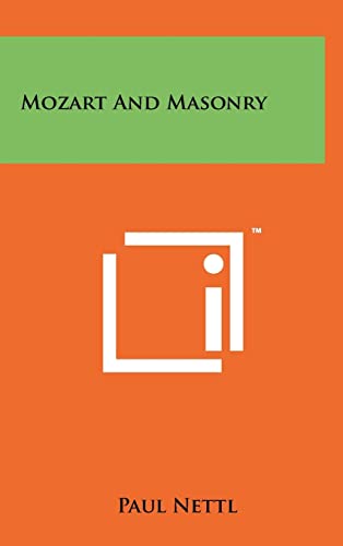 Stock image for Mozart and Masonry for sale by THE SAINT BOOKSTORE