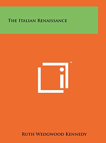 Imagen de archivo de The Italian Renaissance a la venta por THE SAINT BOOKSTORE