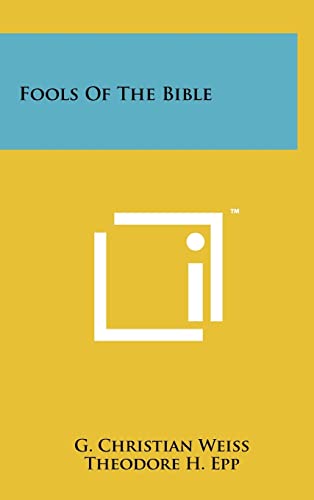 9781258023515: Fools Of The Bible