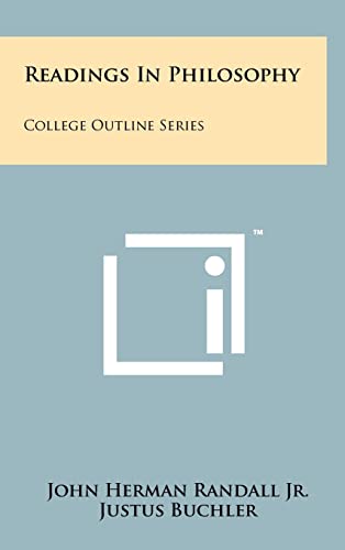 9781258041212: Readings In Philosophy: College Outline Series
