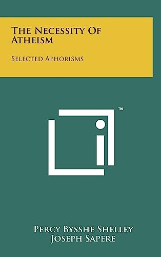 Beispielbild fr The Necessity of Atheism: Selected Aphorisms zum Verkauf von Lucky's Textbooks