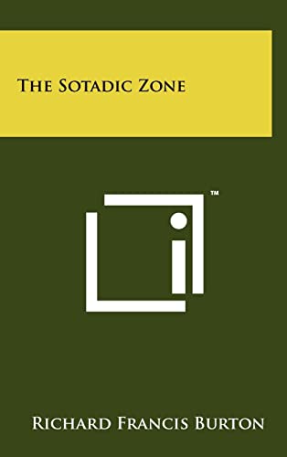 9781258056827: The Sotadic Zone