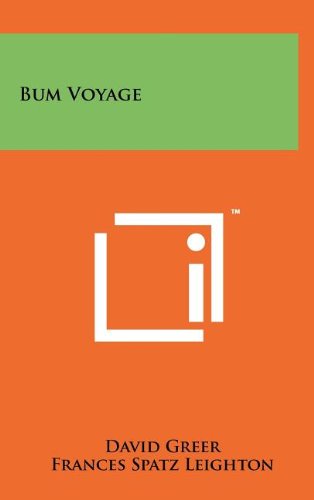 Bum Voyage (9781258065409) by Greer, David