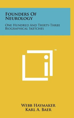 9781258080679: Founders Of Neurology: One Hundred And Thirty-Three Biographical Sketches