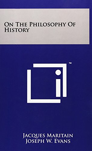 Stock image for On the Philosophy of History for sale by THE SAINT BOOKSTORE