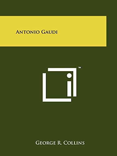 9781258123390: Antonio Gaudi