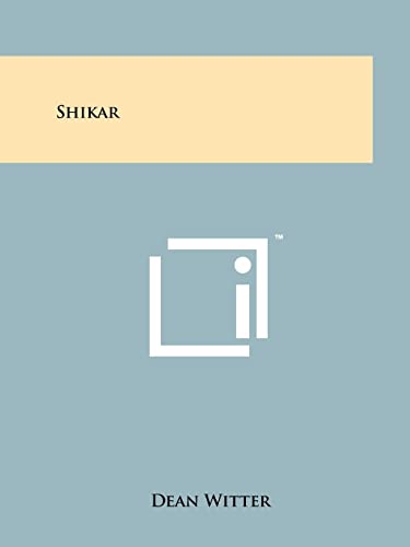 Stock image for Shikar for sale by Irish Booksellers