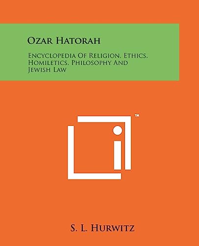 Stock image for Ozar Hatorah: Encyclopedia of Religion, Ethics, Homiletics, Philosophy and Jewish Law (Hebrew Edition) for sale by Lucky's Textbooks