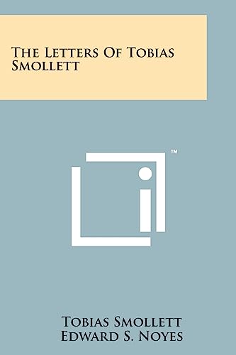 Imagen de archivo de The Letters of Tobias Smollett a la venta por THE SAINT BOOKSTORE