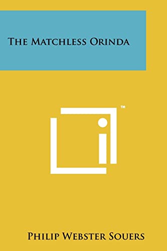 Stock image for The Matchless Orinda for sale by Lucky's Textbooks