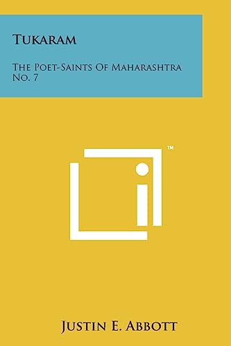 Beispielbild fr Tukaram: The Poet-Saints of Maharashtra No. 7 zum Verkauf von THE SAINT BOOKSTORE