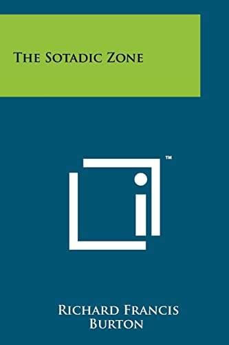 9781258156299: The Sotadic Zone