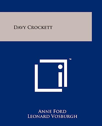 Imagen de archivo de Davy Crockett a la venta por THE SAINT BOOKSTORE