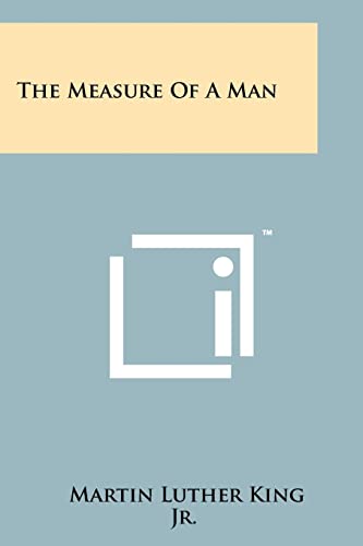 9781258203498: The Measure Of A Man