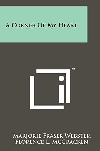 Imagen de archivo de A Corner of My Heart a la venta por HPB-Diamond