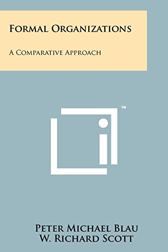 Imagen de archivo de Formal Organizations: A Comparative Approach a la venta por Textbooks_Source