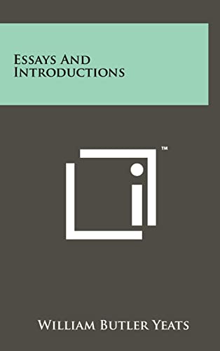 9781258237417: Essays And Introductions