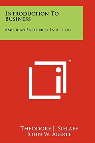 Imagen de archivo de Introduction to Business: American Enterprise in Action a la venta por THE SAINT BOOKSTORE