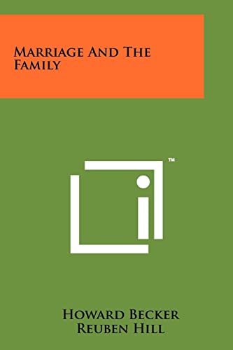 Beispielbild fr Marriage and the Family zum Verkauf von Lucky's Textbooks