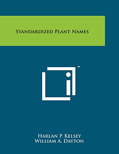 Imagen de archivo de Standardized Plant Names a la venta por Lucky's Textbooks