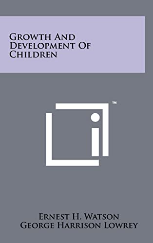 Stock image for Growth And Development Of Children for sale by ThriftBooks-Dallas