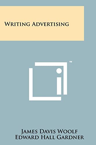 Imagen de archivo de Writing Advertising a la venta por THE SAINT BOOKSTORE