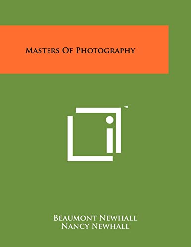 Stock image for Masters of Photography for sale by THE SAINT BOOKSTORE