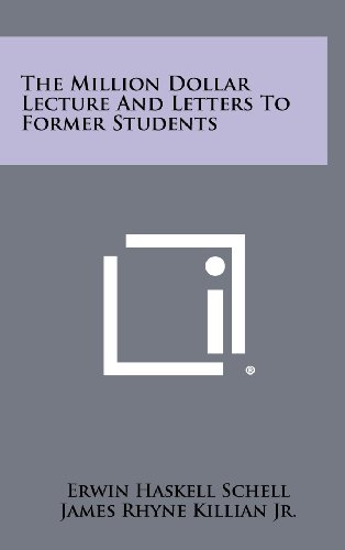 9781258269005: The Million Dollar Lecture and Letters to Former Students