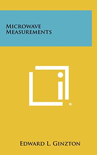 Beispielbild fr Microwave Measurements zum Verkauf von Front Cover Books